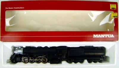 Mantua 317-025 B&O 2-8-4 Berkshire Locomotive w/"Vandy" Tender HO Scale