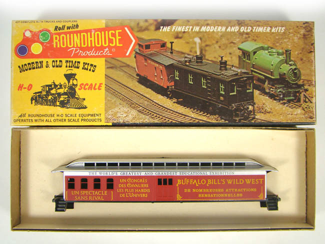 Roundhouse 5038 Buffalo Bill 50&#39; Pullman Combination Coach Kit HO Scale