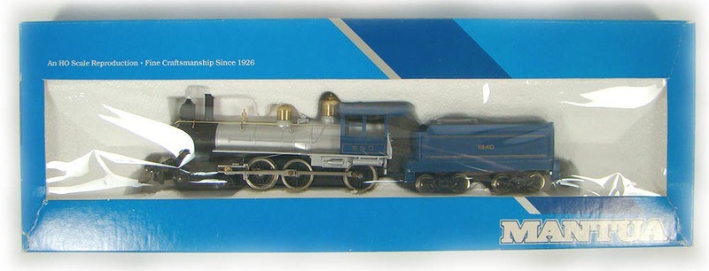 Mantua 308-25 Rogers B&amp;O 4-6-0 Ten Wheeler &quot;Dixie Bell&quot; Locomotive HO Scale