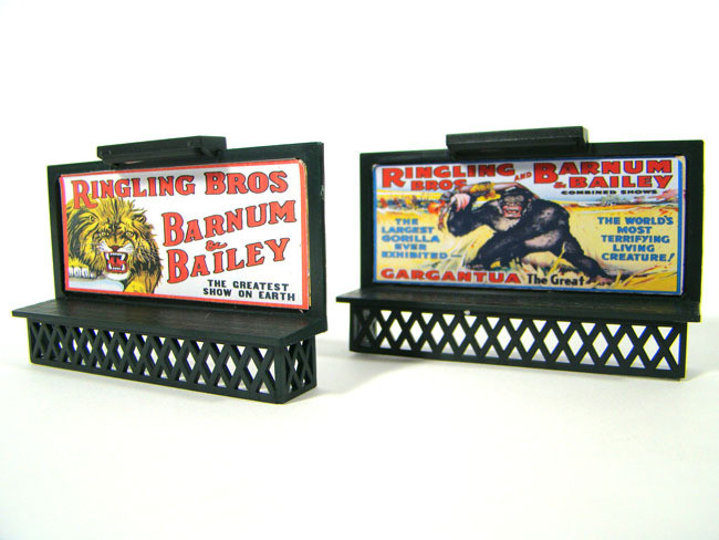 MRCHQ Custom RBB&amp;B Model Power MDP700 HO Scale Lighted Billboards Set