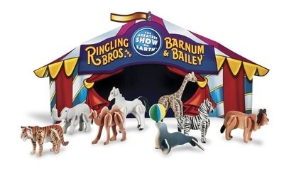 MRCHQ Collectible Discovery Bay Games Ringling Brothers Mini Pop Out Puzzle