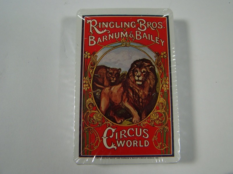 MRCHQ Collectible 1973 Vintage Ringling Bros. Barnum &amp; Bailey Playing Cards