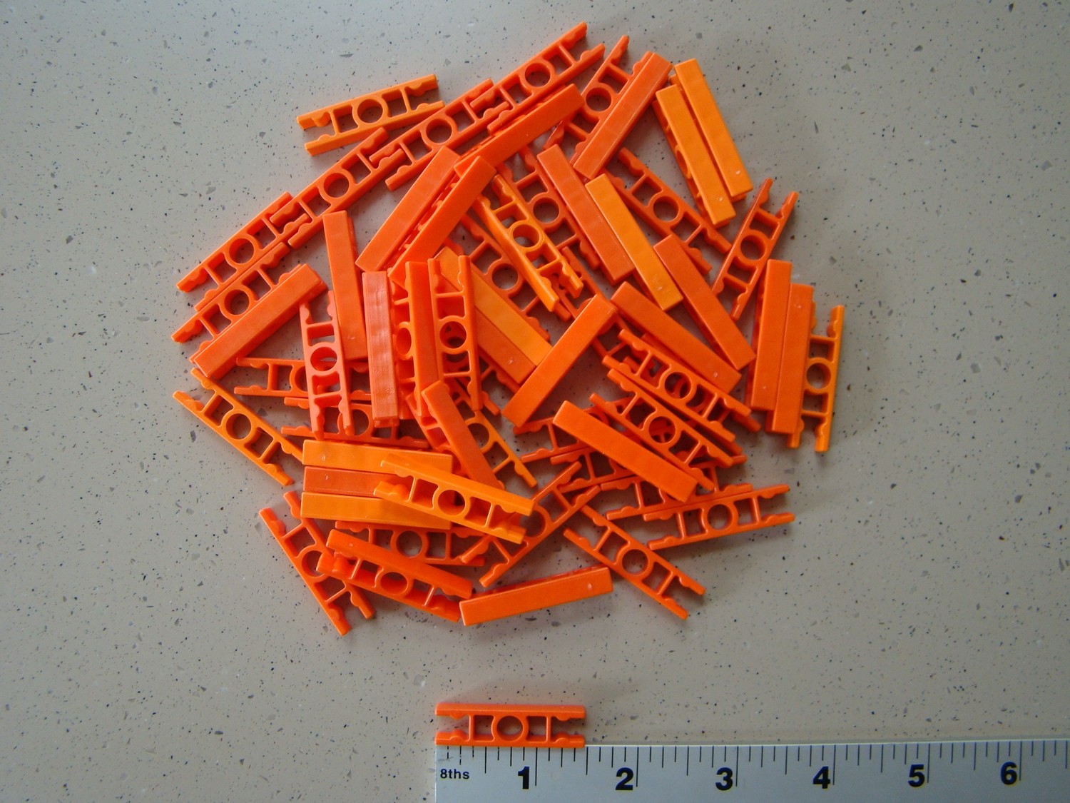 K&#39;NEX Orange Ladder Connector 60 Pack