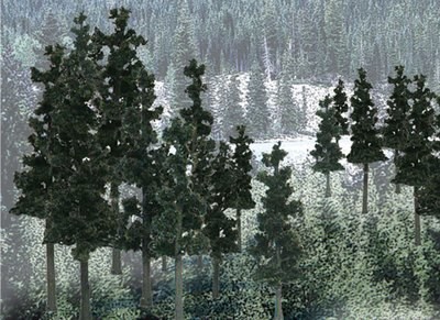 Woodland Scenics TR1580 Conifer Colors Value Pack