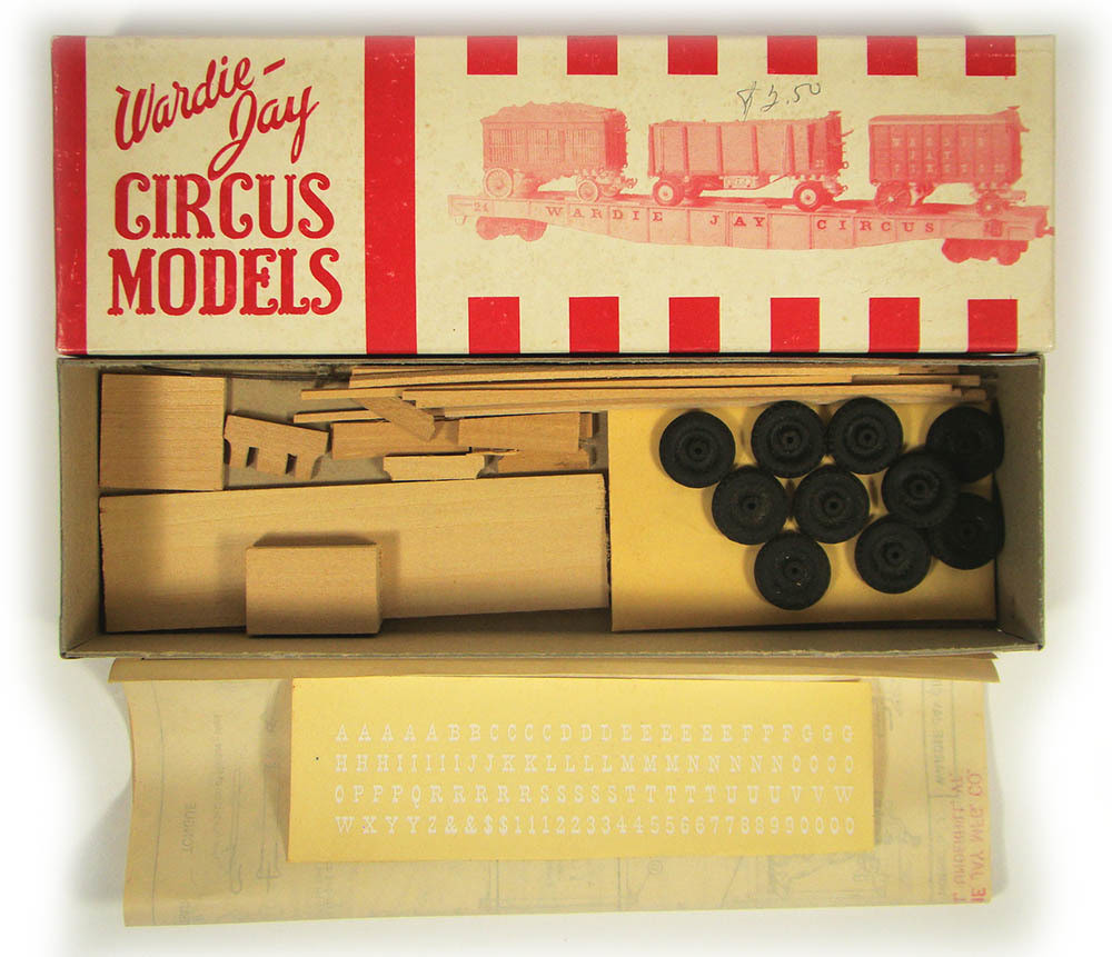 MRCHQ Collectible Wardie-Jay O Scale PW22 Plank Wagon Instructions