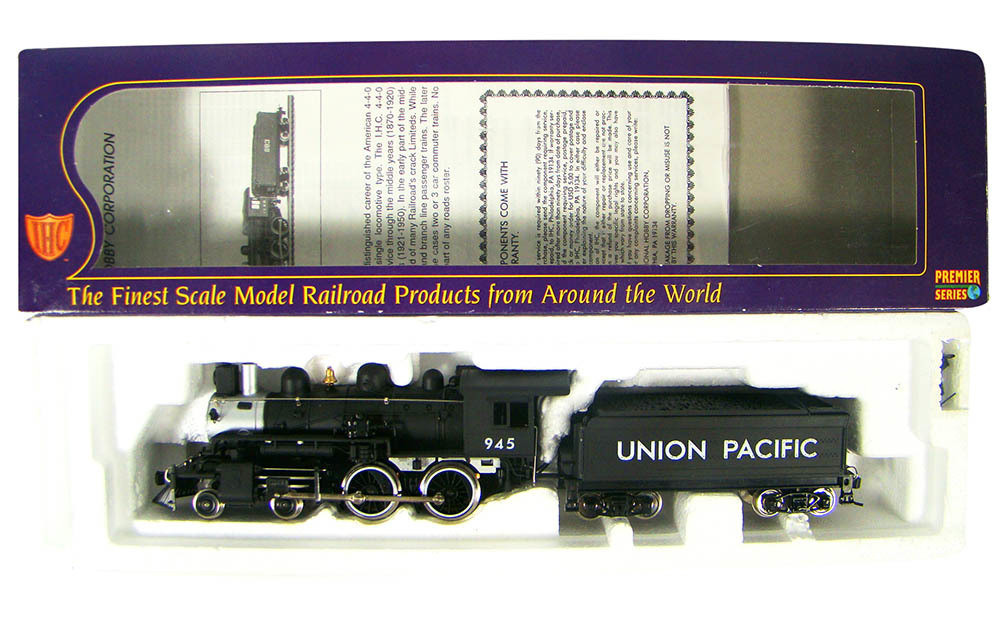 MRCHQ Collectible HO Scale IHC M821 UP &quot;Modern&quot; American 4-4-0 Locomotive Box