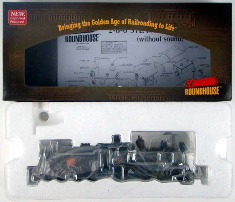 Roundhouse RH84775 Canadian National Class C-5-b 2-6-0 Mogul Locomotive #412 HO Scale
