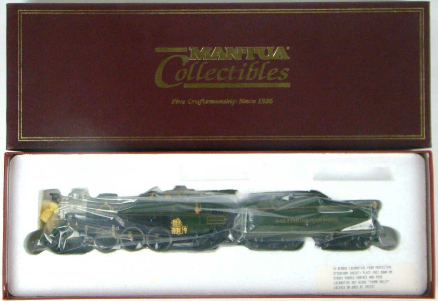 Mantua Collectibles 03007 "President Adams" B&amp;O Class P7 4-6-2 Pacific Locomotive #5301 HO Scale