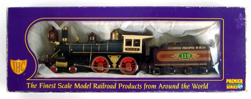 IHC Premier 34011 "Deluxe Golden Spike" UP #119 4-4-0 American Standard Locomotive HO Scale
