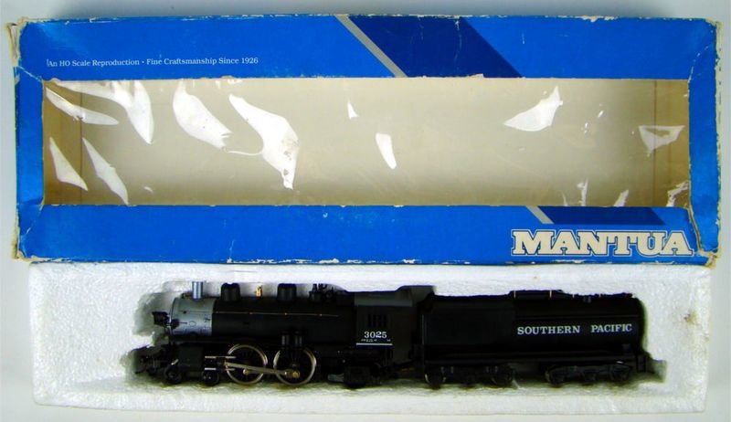 Mantua 336-011 SP 4-4-2 Atlantic Locomotive w/Vandy Tender HO Scale