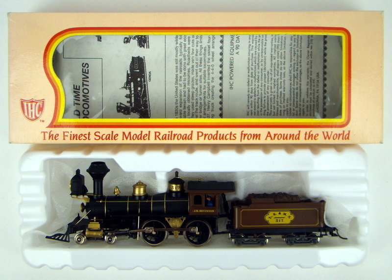 IHC M1221 J.M. Bevinton L.S. &amp; M.S.R.R 4-4-0 American Standard Locomotive HO Scale