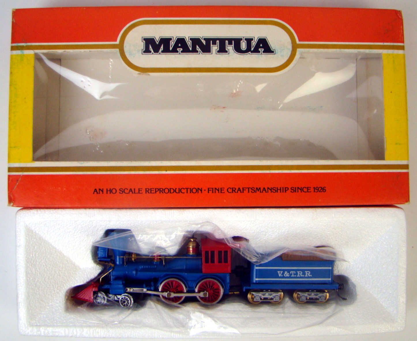 Mantua 307-43 V&amp;T 4-4-0 American Standard Locomotive HO Scale
