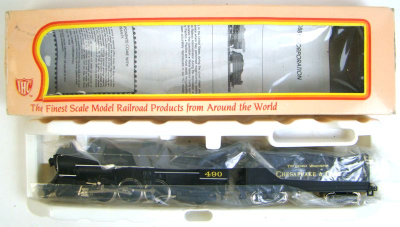 IHCM9907 C&amp;O Class F-19 4-6-2 Heavy Pacific Locomotive #490 HO Scale