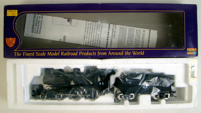 IHC Premier M816 New York Ontario &amp; Western "Modern" American 4-4-0 Locomotive HO Scale