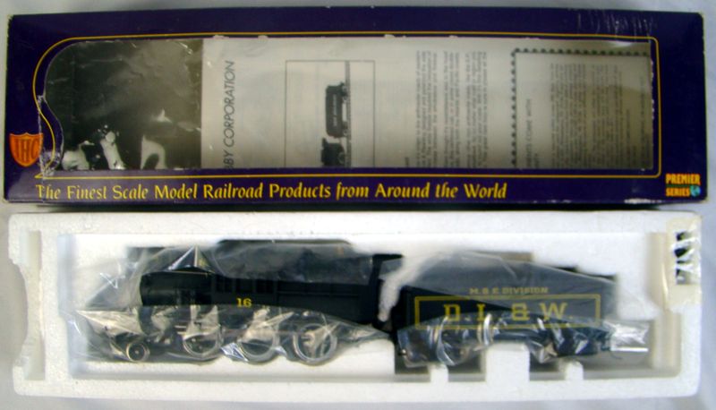 IHC Premier 23163 DL&amp;W 2-6-0 Camelback Locomotive #16 HO Scale