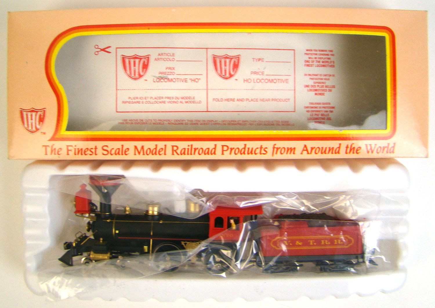 IHCM1211 V&amp;T "Inyo" 4-4-0 American Standard Locomotive HO Scale