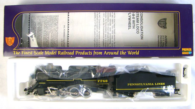 IHC Premier M9533 Pennsylvania Class H8c 2-8-0 Consolidation Locomotive #7748 HO Scale