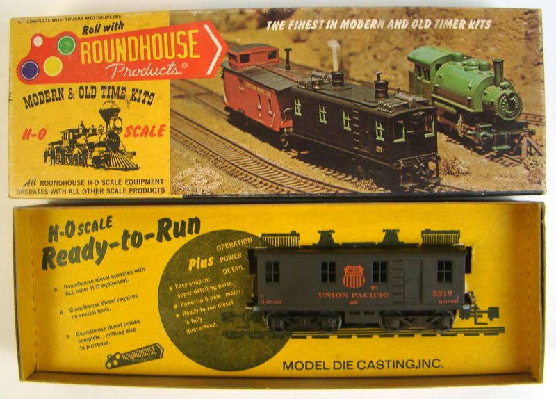 Roundhouse 8L-8 THE FIRST UP Box Cab Diesel Locomotive Kit w/Universal Drive Fix HO Scale