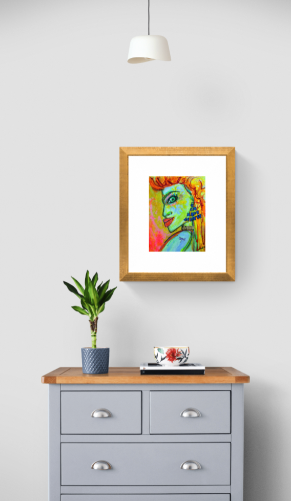 &quot;AVA&quot; ARTE ORIGINAL - TECNICA ACRILICO-MIXTA SOBRE CANVAS