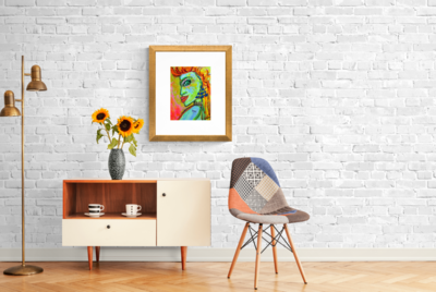 &quot;AVA&quot; ARTE ORIGINAL - TECNICA ACRILICO-MIXTA SOBRE CANVAS