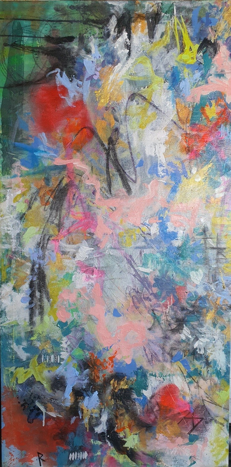 &quot;BETTER TOGETHER-APART&quot;/&quot;HIS &amp; HERS&quot; - DIPTICO ARTE ORIGINAL ABSTRACTO - TECNICA ACRILICO-MIXTA SOBRE LIENZO