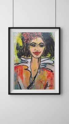 &quot;VICTORIA HOPE&quot; ARTE ORIGINAL - TECNICA ACRILICO-MIXTA SOBRE CANVAS