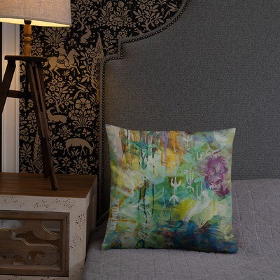 FUNDA DE COJIN, INSPIRACION OBRA ORIGINAL MAGABUNDA: OBRA "LORETO" (para vivir bonito) Basic Pillow case - Various sizes