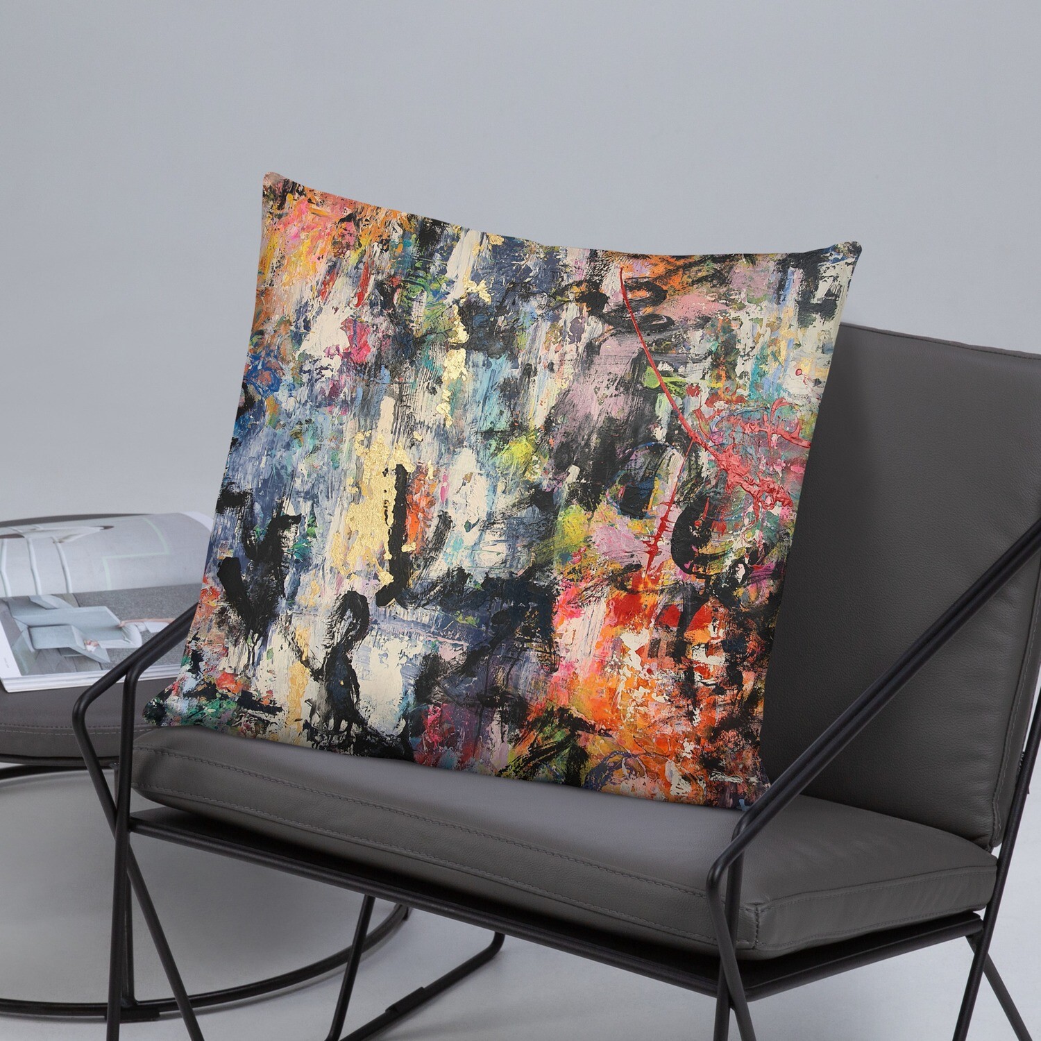 COJIN CON FUNDA de INSPIRACION MAGABUNDA de obra ORIGINAL: ECSTATIC DANCERS Basic Pillow Cover and cushion insert