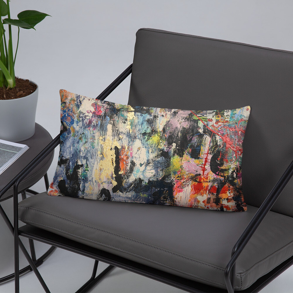 COJIN CON FUNDA de INSPIRACION MAGABUNDA de obra ORIGINAL: ECSTATIC DANCERS Basic Pillow Cover and cushion insert