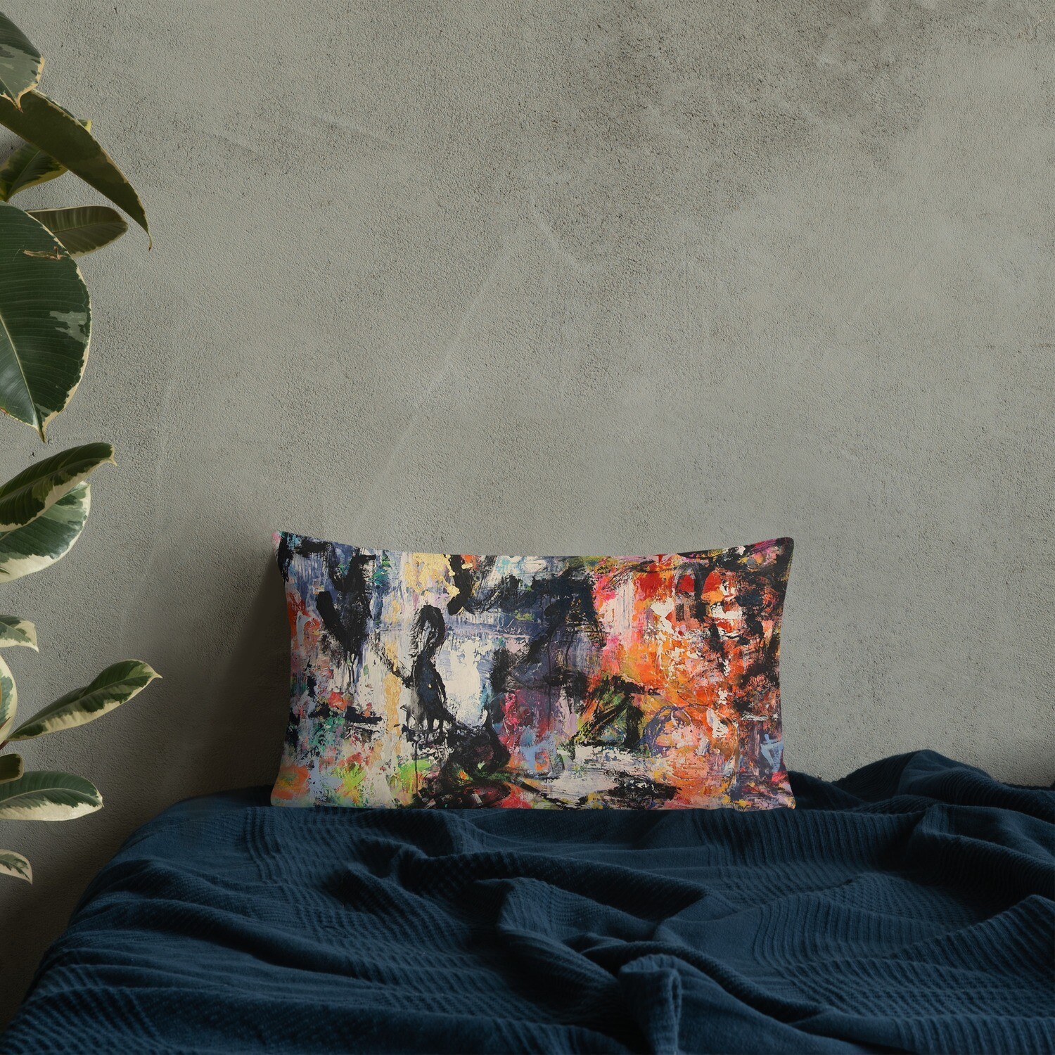 COJIN CON FUNDA de INSPIRACION MAGABUNDA de obra ORIGINAL: ECSTATIC DANCERS Basic Pillow Cover and cushion insert