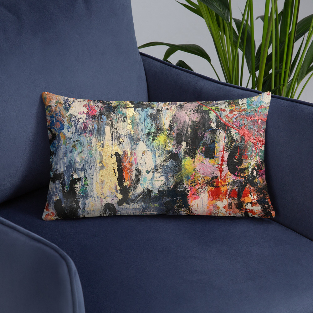 COJIN CON FUNDA de INSPIRACION MAGABUNDA de obra ORIGINAL: ECSTATIC DANCERS Basic Pillow Cover and cushion insert