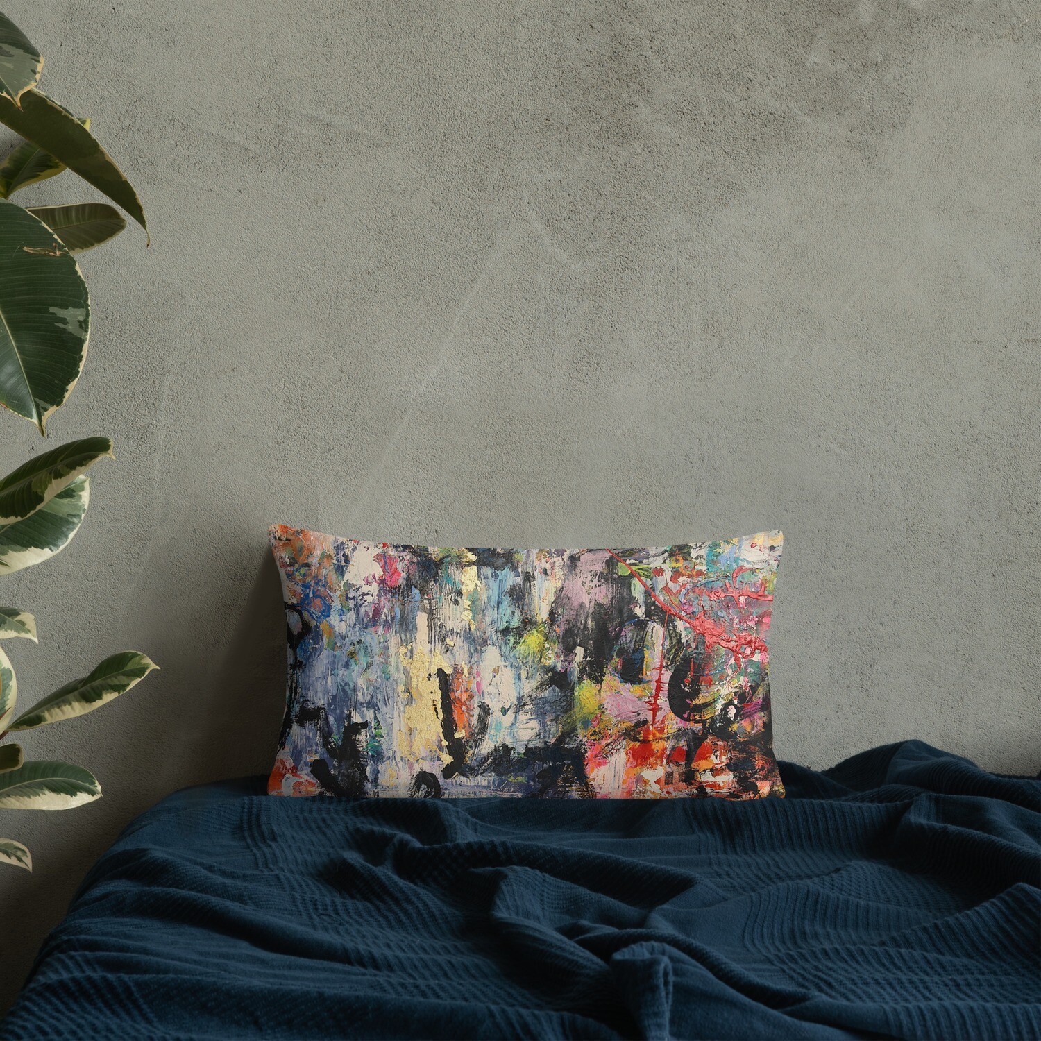 COJIN CON FUNDA de INSPIRACION MAGABUNDA de obra ORIGINAL: ECSTATIC DANCERS Basic Pillow Cover and cushion insert