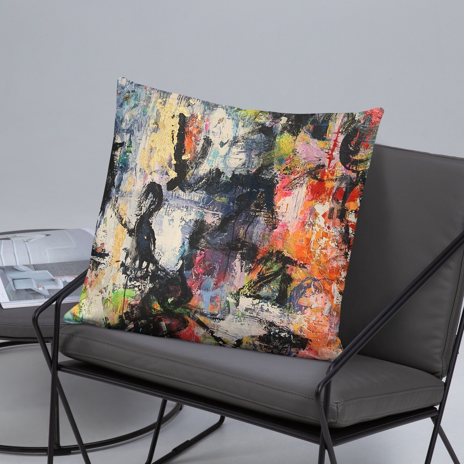 COJIN CON FUNDA de INSPIRACION MAGABUNDA de obra ORIGINAL: ECSTATIC DANCERS Basic Pillow Cover and cushion insert