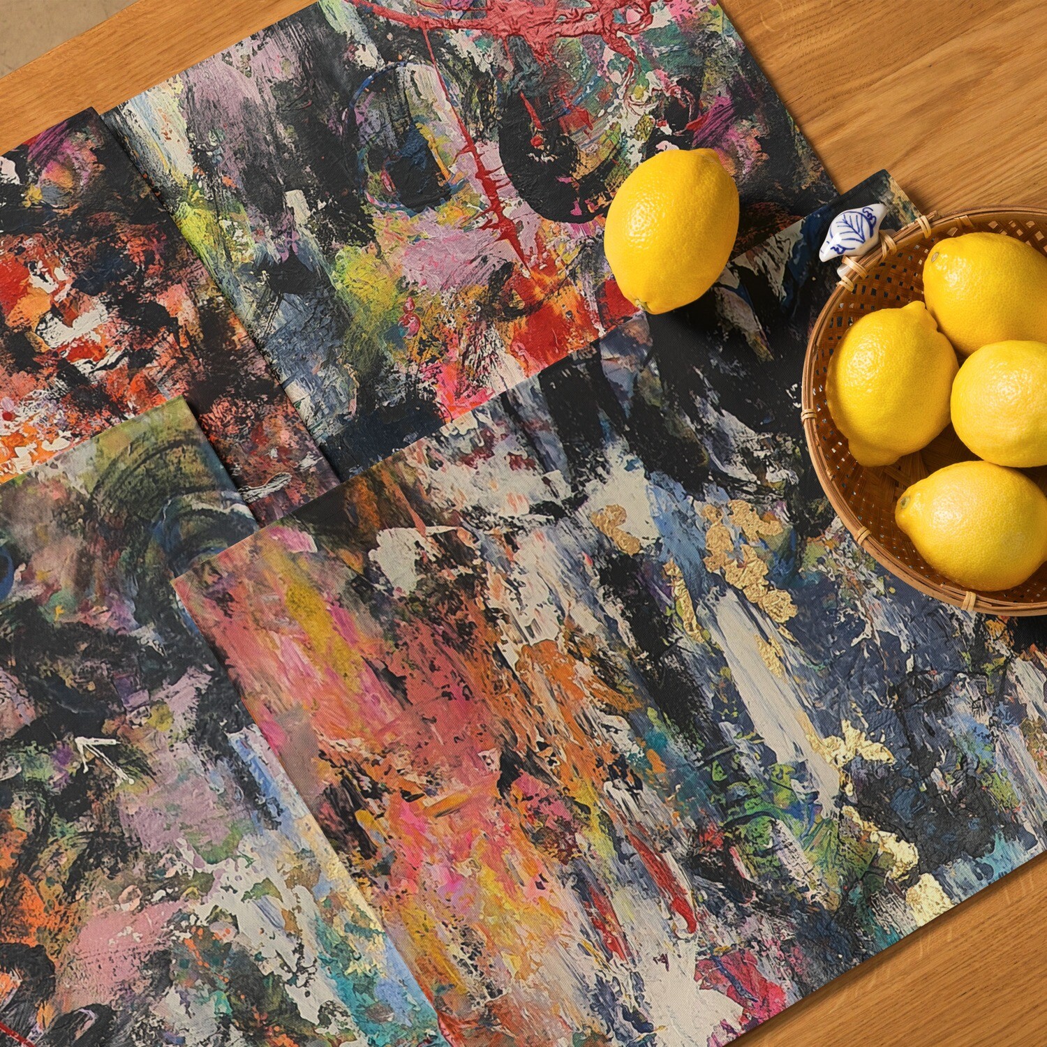 ECSTATIC DANCERS - Juego de 4  Individuales de tela - Custom MAGABUNDA Placemat Set of 4