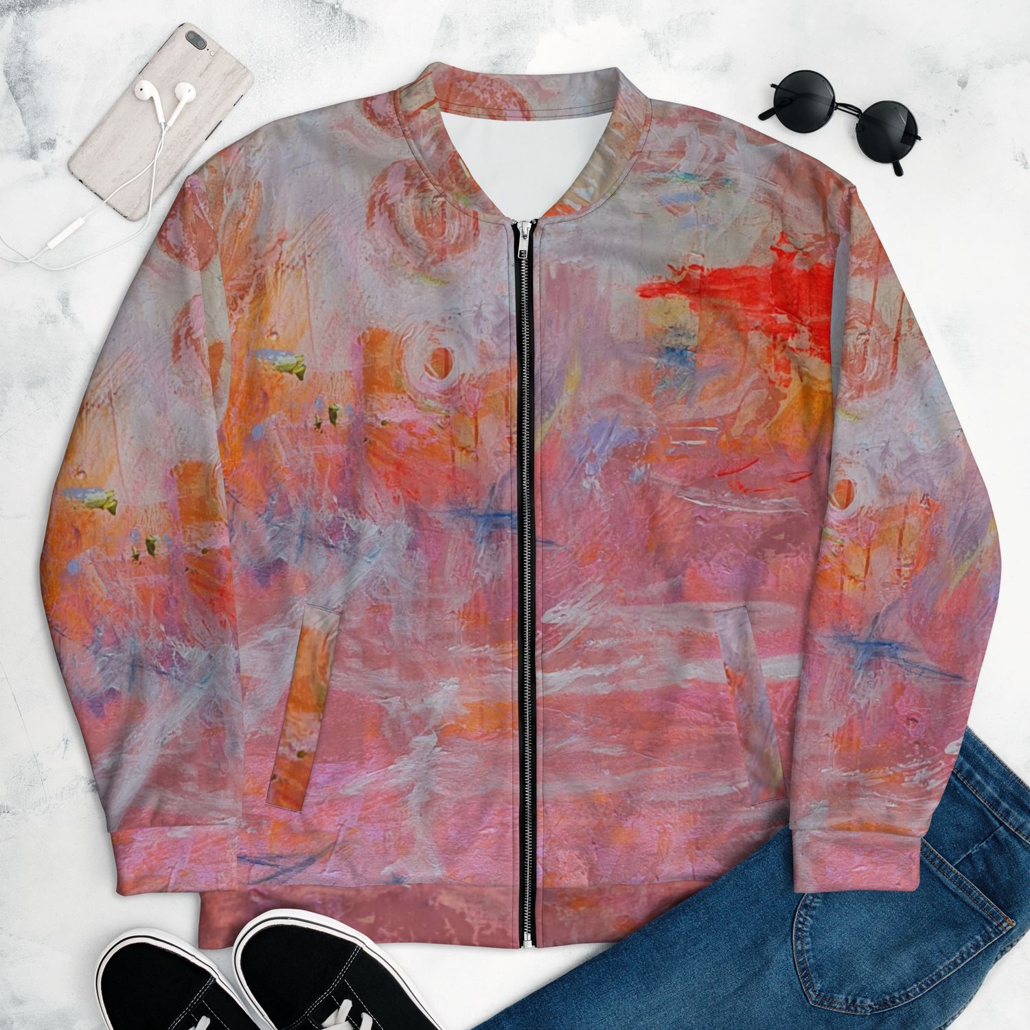 Unisex Bomber Jacket - Modelo: BLOOM
