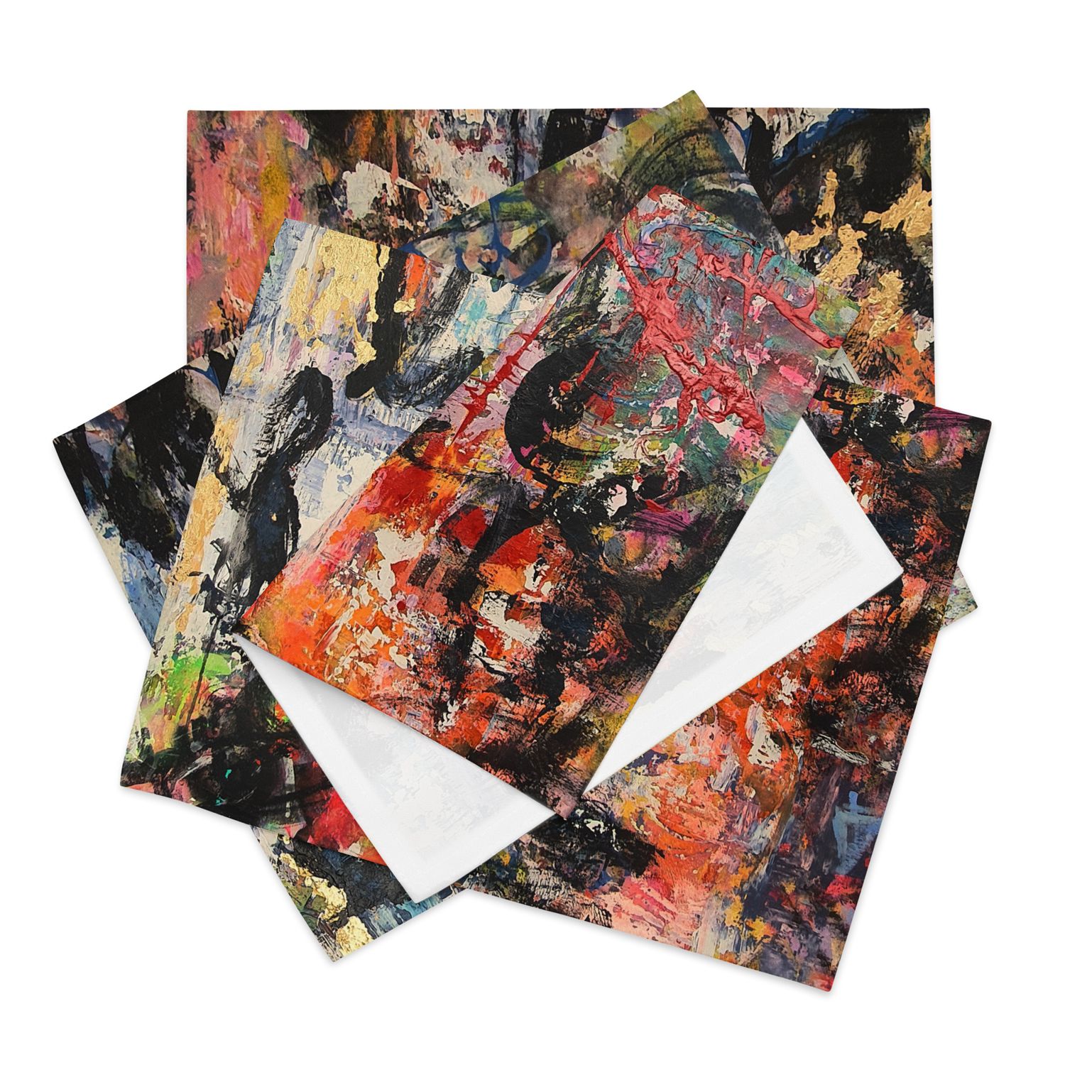 ECSTATIC DANCERS - Juego de 4  Individuales de tela - Custom MAGABUNDA Placemat Set of 4