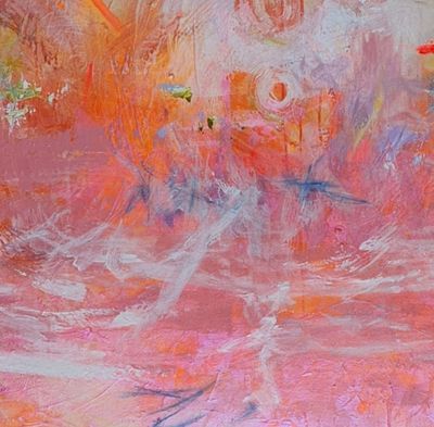 6 SERVILLETAS DE TELA - ARTE EN TU MESA OBRA "BLOOM" DE 40X40 CMS