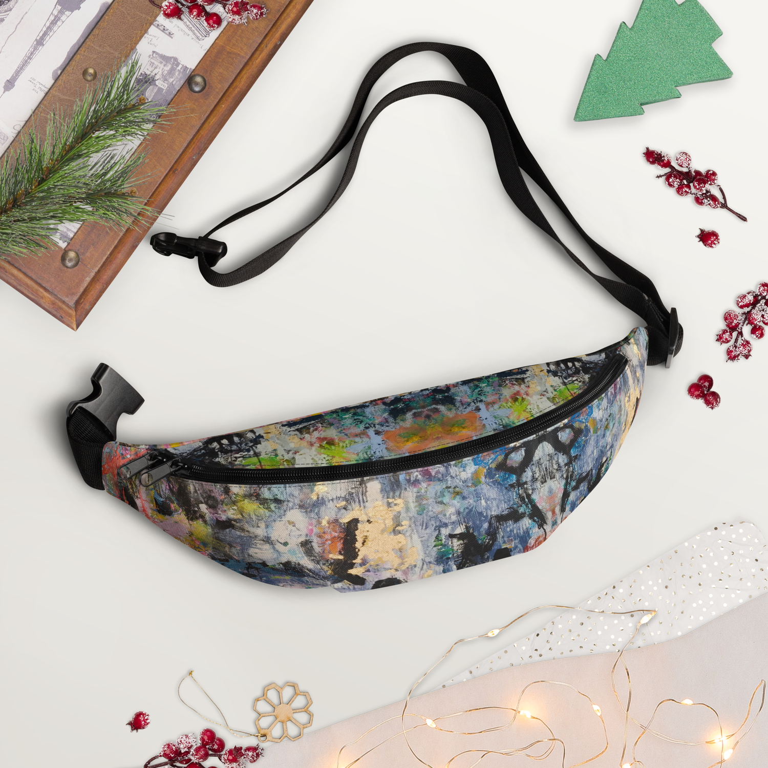 Bolsa riñonera-Fanny Pack all over - Inspiración MAGABUNDA obra &quot;Ecstatic Dancers&quot;