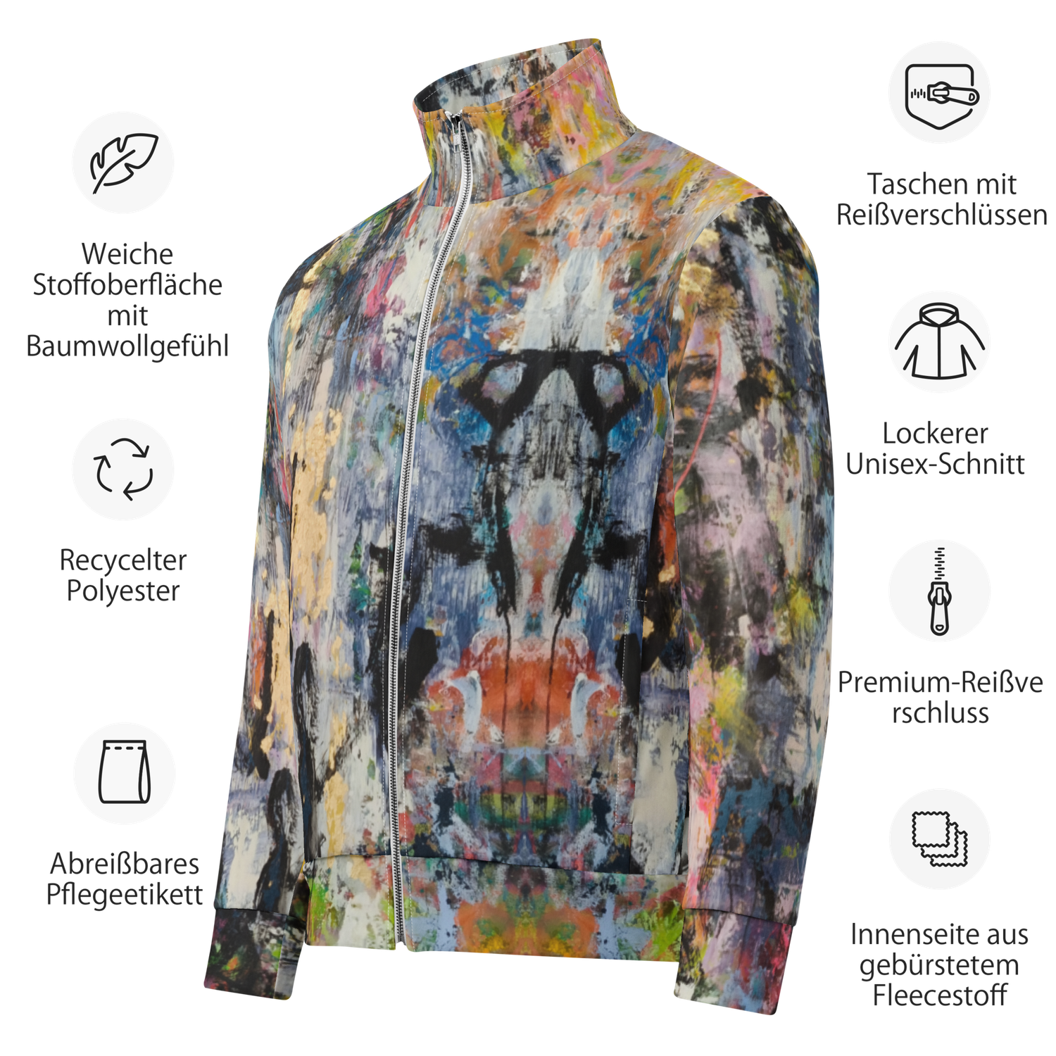Unisex track jacket