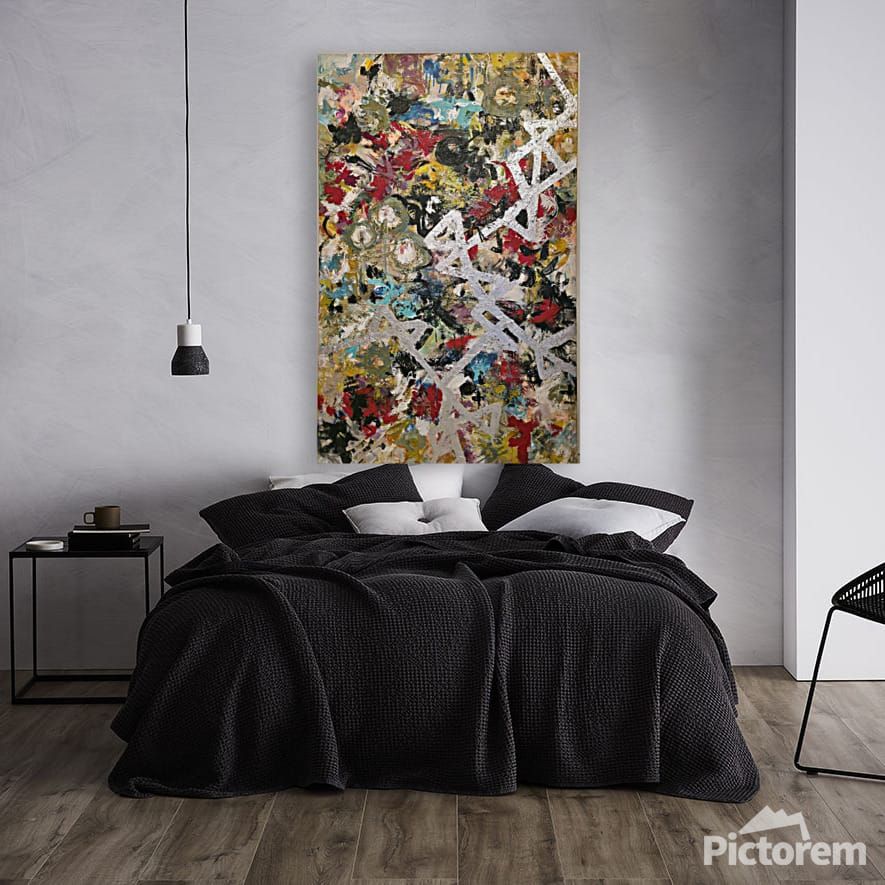 &quot;ALL HERE- ARTE ORIGINAL ABSTRACTO - TECNICA ACRILICO-MIXTA SOBRE LIENZO