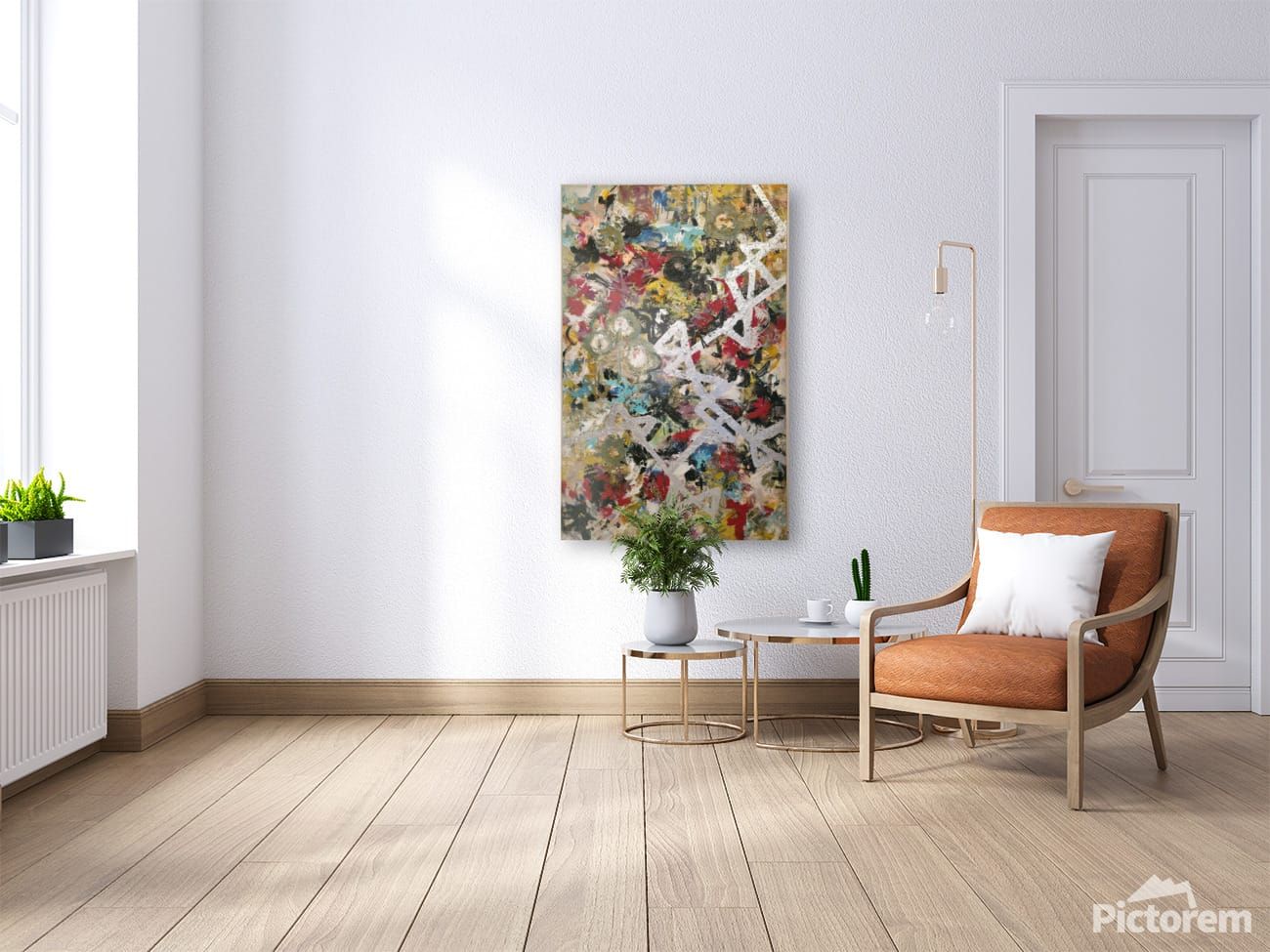 &quot;ALL HERE- ARTE ORIGINAL ABSTRACTO - TECNICA ACRILICO-MIXTA SOBRE LIENZO