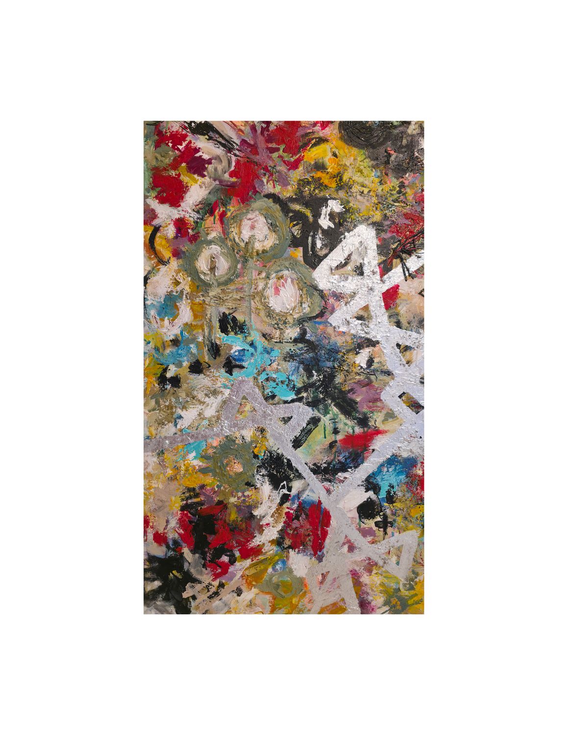 &quot;ALL HERE- ARTE ORIGINAL ABSTRACTO - TECNICA ACRILICO-MIXTA SOBRE LIENZO