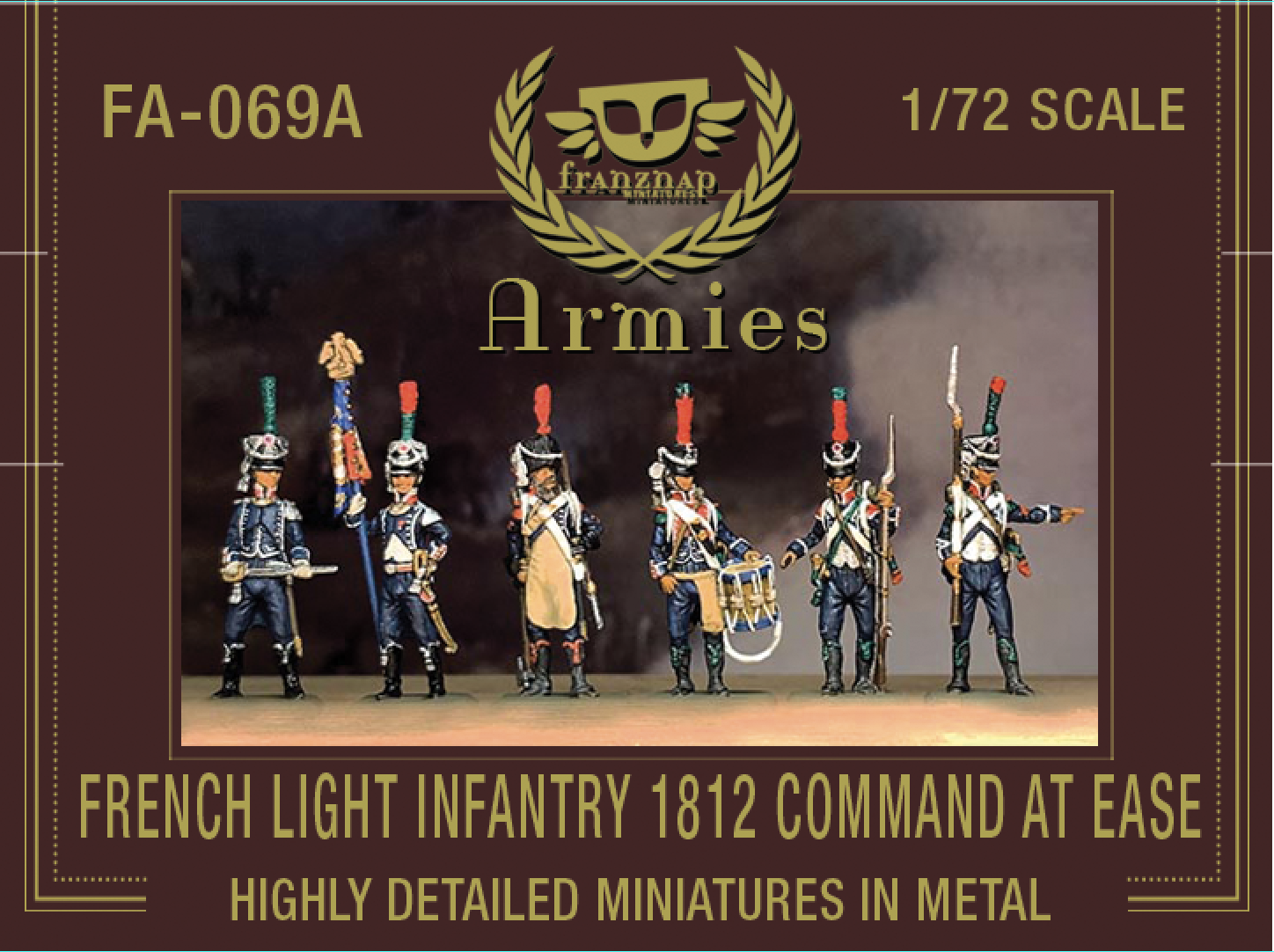 FA-069A French Light Infantry 1812 Command At Ease