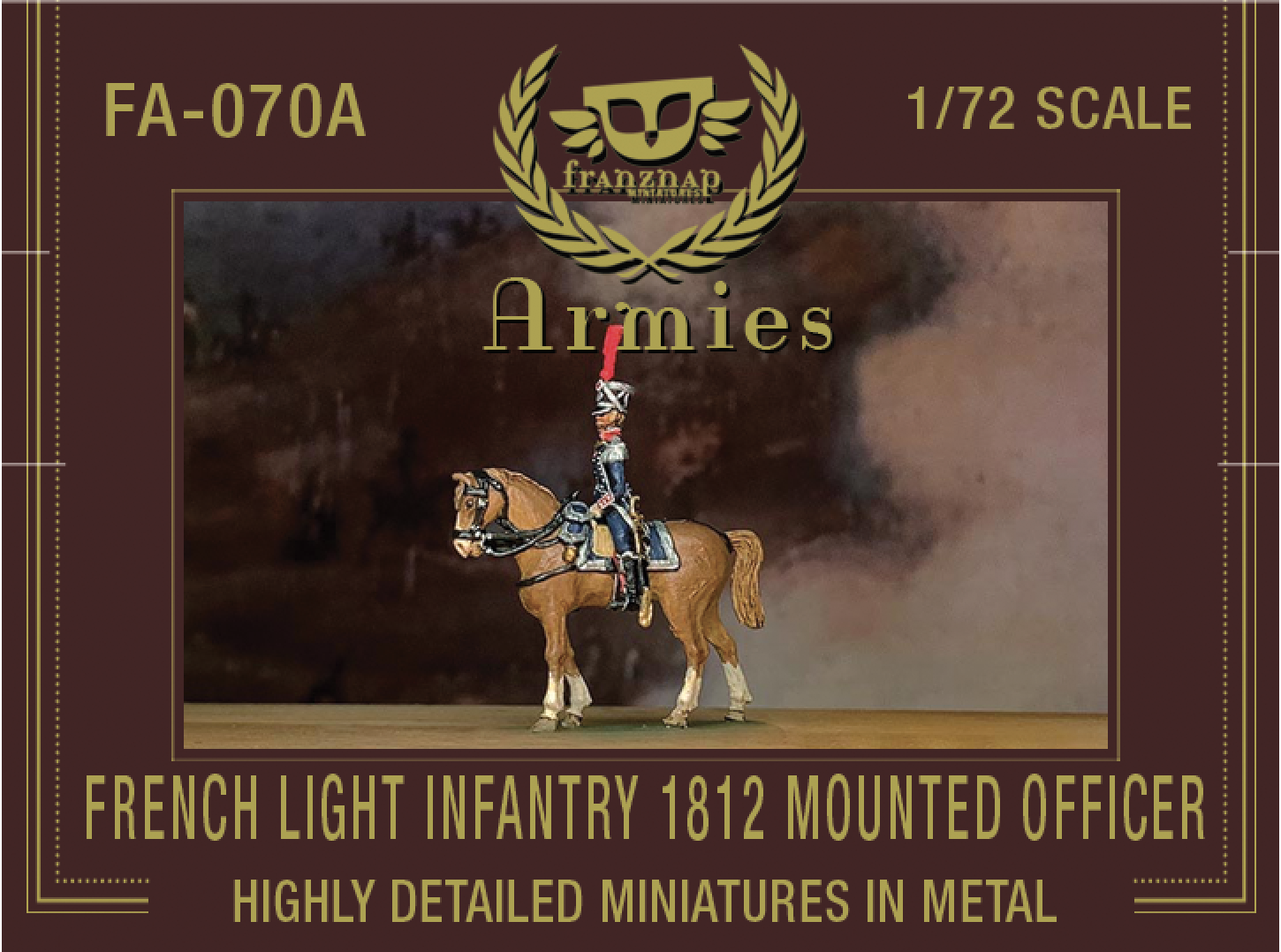 FA-070A French Light Infantry 1812 Mounted Officer