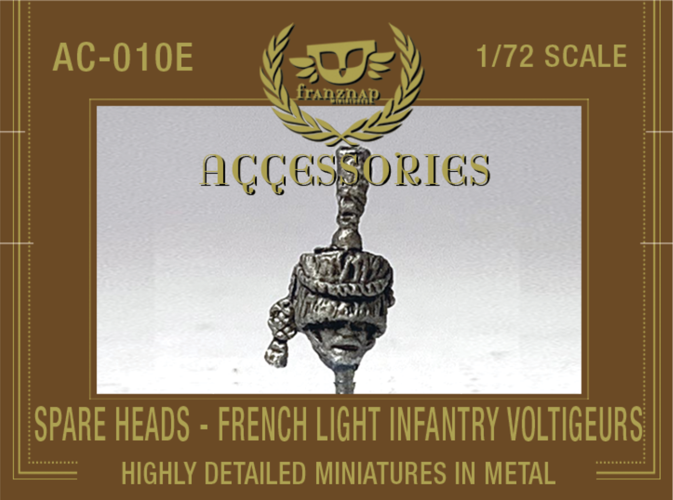 AC-010E SPARE HEADS France Light Infantry Voltigeurs