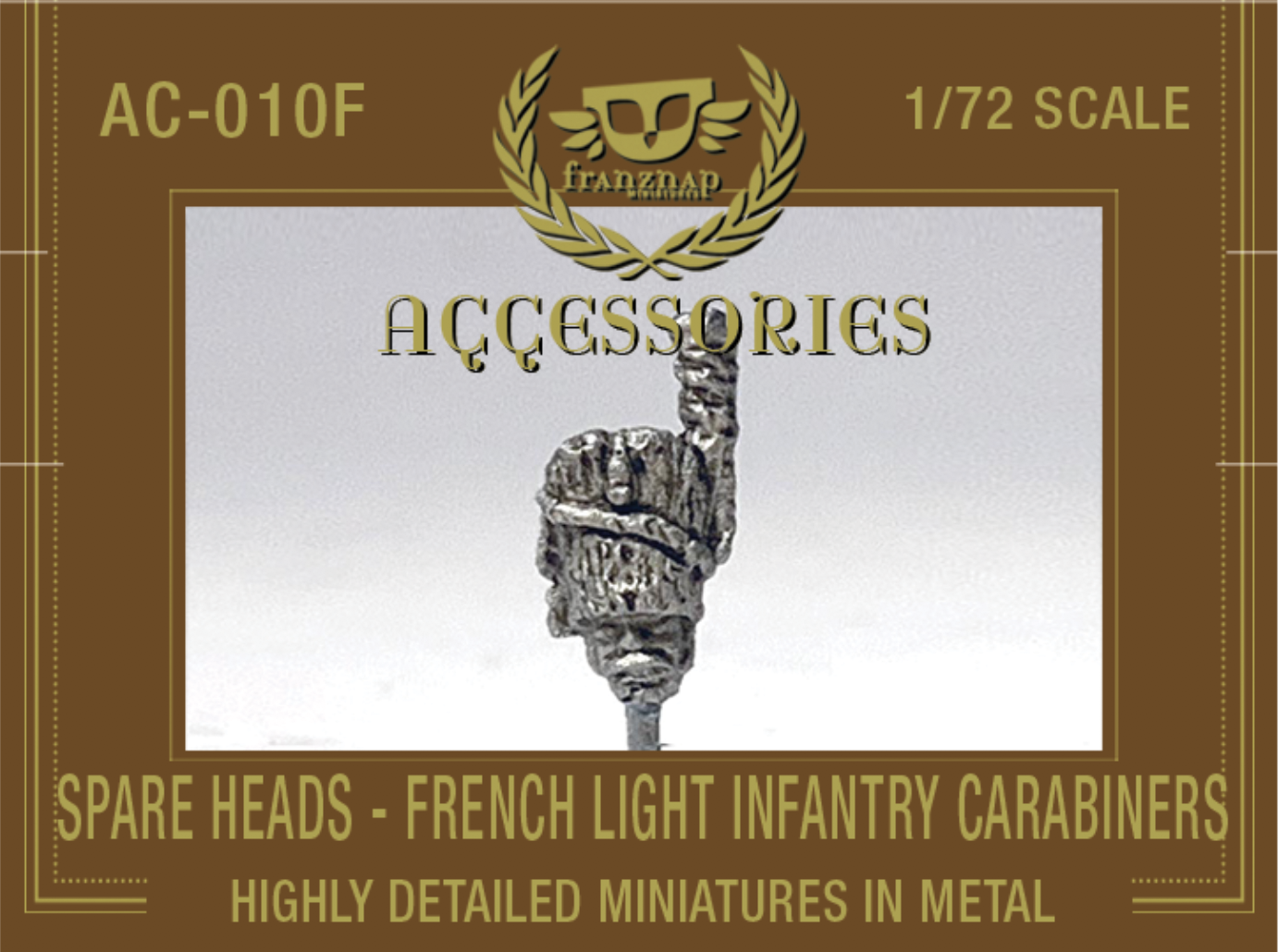 AC-010F SPARE HEADS France Light infantry Carabiners