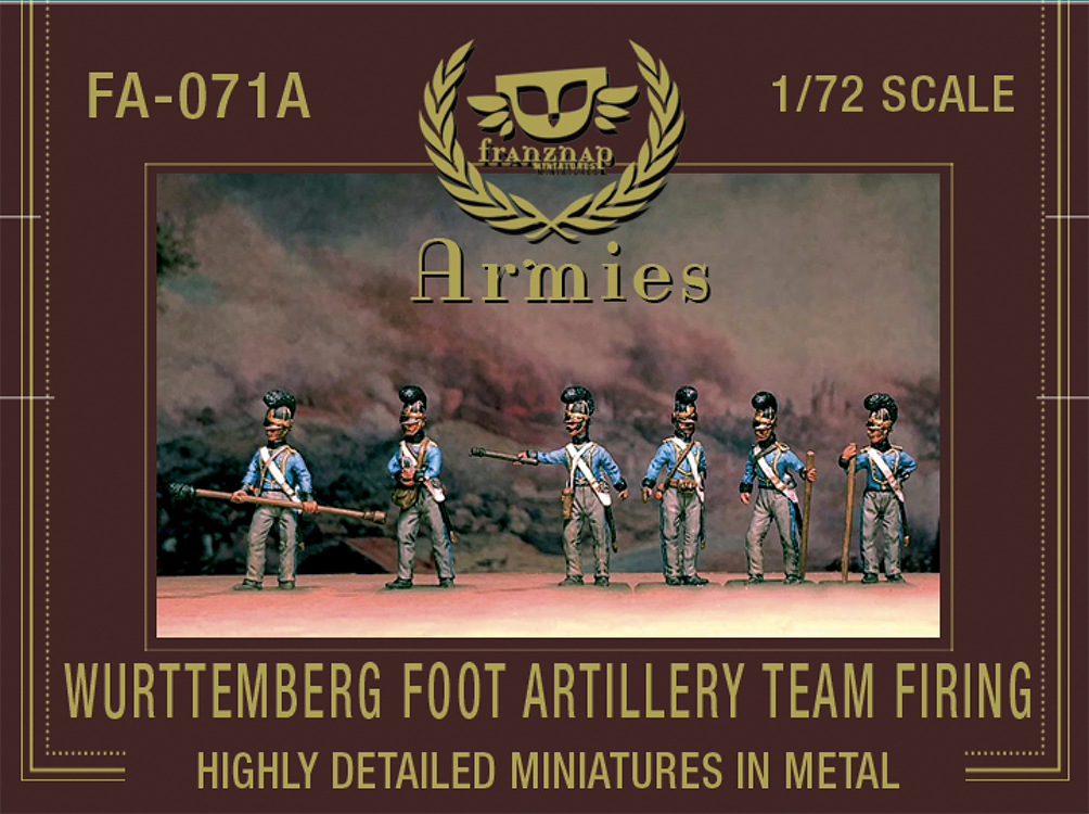 FA-071A Wurttemberg Foot Artillery Team Firing