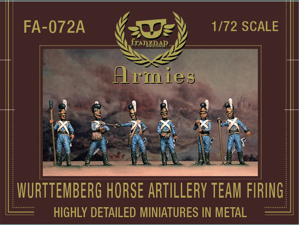 FA-072A Wurttemberg Horse Artillery Team Firing