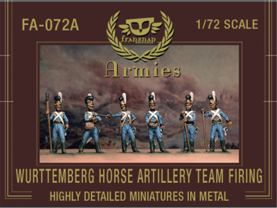 FA-072A Wurttemberg Horse Artillery Team Firing