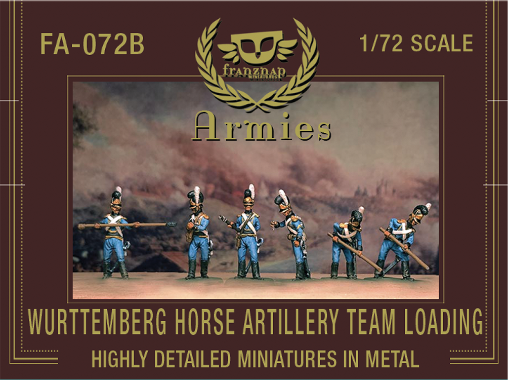 FA-072B Wurttemberg Horse Artillery Team Loading